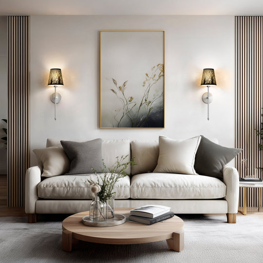 WIRELESS METALLIC WALL SCONCES (SET OF 2)