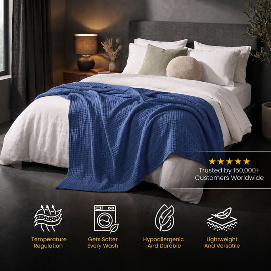 MUSLIN BLANKET (BUY 1 GET 1 FREE)